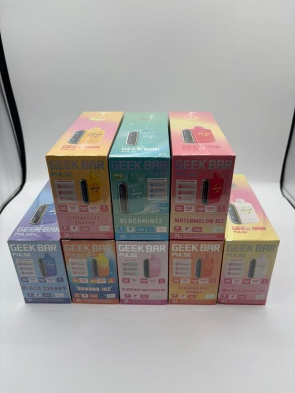 Geek Bar Pulse X 25k Puffs 5-Pack Bundle