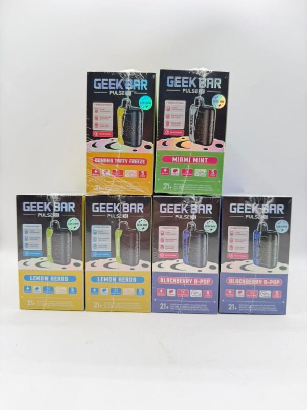 Geek Bar Pulse X 10-Pack Bulk Bundle with 250,000 Total Puffs