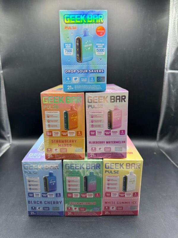Geek Bar Pulse 15000 10pc Case Frozen Watermelon Flavor Geek Bar Pulse 15000 10pc Case Frozen Watermelon Flavor