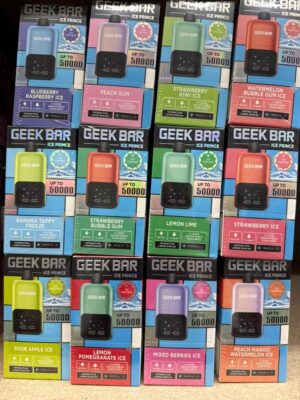Geek Bar Ice Prince 10 Pack Disposable Vape Bundle