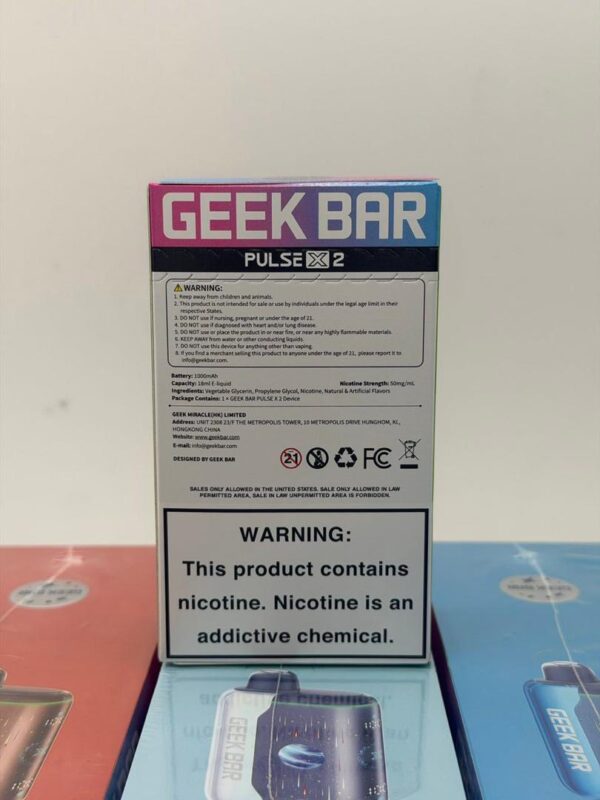 Geek Bar Pulse X2 5 Pack disposable vape bundle
